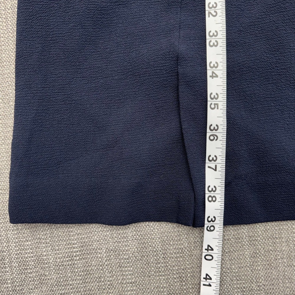 Banana Republic Utility Sheath Dress Womens 8 Navy Sleeveless Button Pocket - Picture 13 of 16